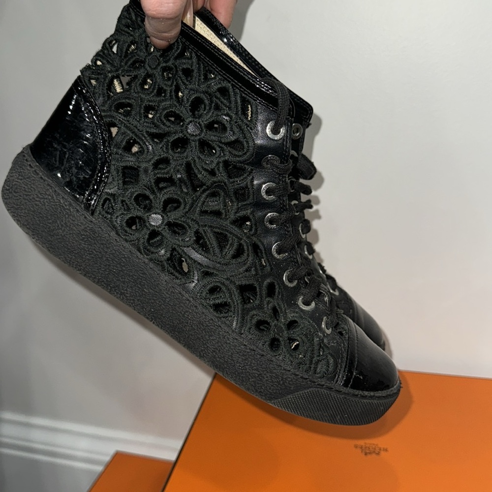 100%, Authentic Chanel, Crochet Pattern, Leather … - image 4